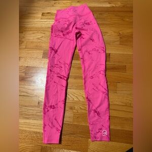 Pink Print Active Leggings